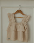 Top Jean - beige (neem een maat kleiner)