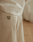 Leinenhose beige