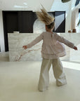 Leinenhose beige